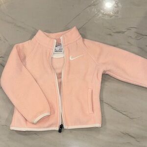 Nike Light Pink Fleece Jacket